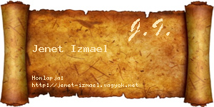Jenet Izmael névjegykártya
